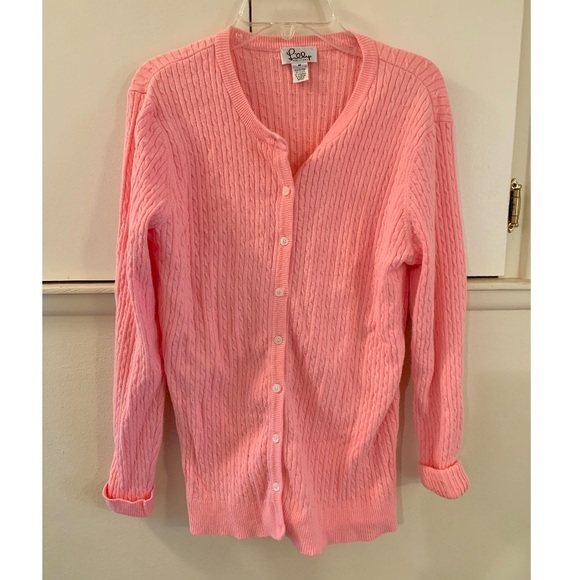 Lilly Pulitzer pink cardigan - Picture 2 of 2